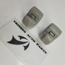 2010-2015 Chevy Malibu Sun Visor Clip Gray with Screws Pair Set of 2 OEM picture
