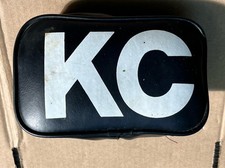 vintage kc competition 4539  offroad light with cover untested as is picture
