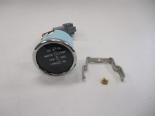 FARIA SYSTEMS CHECK GAUGE BLACK FACE / SILVER BEZEL 67480SEF MARINE BOAT picture