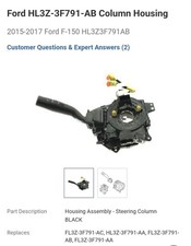 Genuine Ford 15-17 F-150 Steering Column Housing Assembly HL3Z-3F791-AB picture