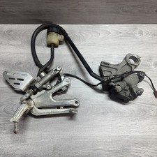 03-05 Yamaha R6 Right Rearset w/ Brake Pedal Master Cylinder Caliper OEM picture