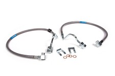 BDS Front Brake Line Set Stainless Steel Fits 6-8 Inch Lift Fits Ford F150 (04-0 picture