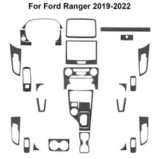 28Pcs For Ford Ranger 2019-2022 Carbon Fiber Full Interior Kit Cover Trim picture