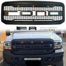 Front Grille For 2005 2006 2007 Ford F250 F350 Super Duty Raptor Style Grill picture