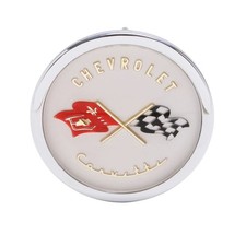 Trim Parts 5080 1953-1955 Corvette Front Emblem Assembly, Each picture