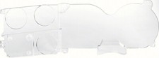 1973-87 Chevy GMC Truck Instrument Cluster Lens with Gauges without Clock  picture