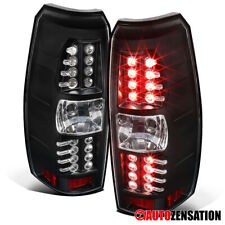 Black Fit 2007-2012 Chevy Avalanche LED Tail Lights Brake Lamps Left+Right 07-12 picture