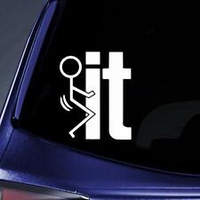 Fuck-It Funny Diecut Decal Sticker Car Truck Window JDM you off Vinyl picture