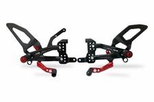 Cnc Racing Adjustable Rearsets Ducati V4 Panigale S R With Carbon Heel 2018-2024 picture