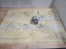 Vintage Carter N-3527S Kohler K-241 Carburetor NOS W/ Schematics  picture