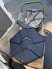 (4) OEM 2023 Tesla Cybertruck Foundation CYBER BEAST Wheels And Covers picture