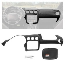 Molded Dashboard Cover Dash Cap Overlay Black For Pontiac Firebird 1997-2002 picture