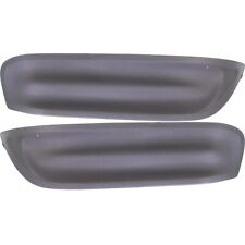 Fog Light Cover Set For 2012-13 Honda Civic Coupe Front Left and Right Dark Gray picture