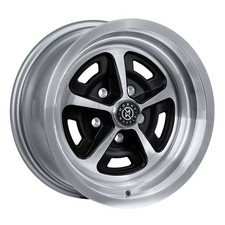 Moray Wheels Single Polished/ Gloss Black 15”X7” SS Super Sport Alloy Wheel picture