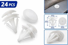 Qty 24 Seat Trim Panel Back Cover Clips For Honda Acura 91566-SP0-003 US SELLER picture