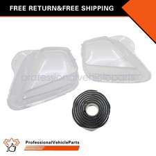 Pair Headlight Lens Cover HeadLamp Shell+Sealant Glue For Hyundai Tucson 2022-25 picture