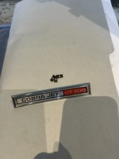 1969-70  mustang SHELBY COBRA JET /GT 500 DASH EMBELM picture