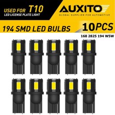 AUXITO 10x T10 158 168 175 194 2825 W5W Car Wedge Lamp Dome Map Light 12V CANBUS picture