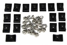 NEW 1965 - 1966 Mustang Top Boot Molding Trim Chrome Convertible Hardware Snaps picture
