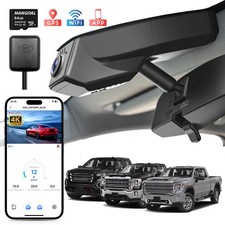 Mangoal 4K Dash Cam Custom for GMC Sierra 1500 2019-2021, 1500 Limited 2022 GPS picture