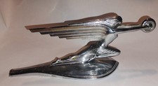 Vintage 1937 USA PACKARD GODDESS of SPEED Auto Radiator Hood Ornament  picture
