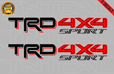 TRD 4x4 Sport Decal Set 2016 - 2020 Tacoma Tundra Toyota Truck Sticker Red/Black picture