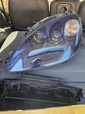 For 05-13 Corvette C6 GM Factory Painted LeMans Blue Housing HID Headlights Pair picture