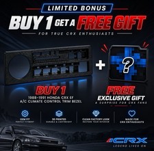 1988 To 1991 Honda Crx DX HF SI AC CLIMATE CONTROL HOUSING PLUS TRIM 3-D PRINTED picture