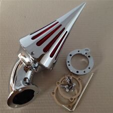 Chrome Spike Cone Air Cleaner Intake Filter For Harley S&S CV Sportster All Year picture