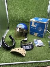 Vintage 1960's Buco Police Motorcycle Helmet With box   S2 picture
