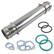 Silver Oil Cooler Kit 1815904C2 for 1994-03 Navistar DT466 DT466E DT530 DT530E picture