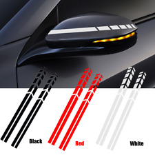 4x Car Rearview Mirror Side Decal Stripe Vinyl Vehicle Body Sticker Accessories picture