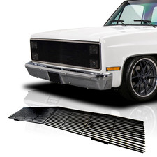 For1981-1987 Chevy GMC Pickup/Suburban/Blazer Phantom Black Billet Grille Grill picture
