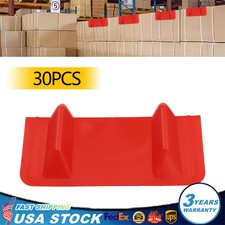 30-Pack Red PP V Shaped Corner Edge Protector Flatbed Tow Truck Trailer 10
