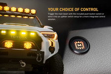 2014-2024 TOYOTA 4RUNNER Morimoto XBG LED DRL Gril 2Banger Pods Harness Bracket picture