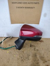 17-23 SUBARU IMPREZA DRIVER DOOR MIRROR VENETIAN RED PEARL BLIND SPOT DIMMING picture