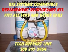1995-OLDER / R12 CARS SUV TRUCKS / COLDEST REFRIGERANT REPLACEMENT RECHARGE KIT picture