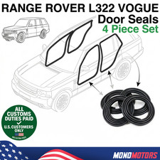 VELVET DOOR SEAL SET FOR RANGE ROVER L322 2002-2012 FRONT REAR 4PCS picture