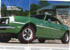1968 CHEVROLET YENKO CAMARO SS 5 PG COLOR ARTICLE picture