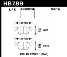 Hawk Performance HB789B.600 HPS 5.0 Disc Brake Pad picture