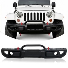 10th Anniversary Style Aluminum Front Bumper For Jeep Wrangler 2007-2018 JK picture