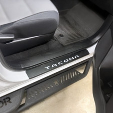 4Pcs Car Threshold Strip Door Plate Sill Scuff Cover Stickers for TACOMA picture