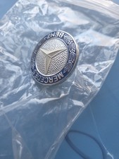 NOS Original Mercedes hood emblem Grill Badge W201 Rare NLA picture