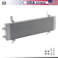 Universal Dual Pass Bar & Plate Oil Cooler Large - Silver Core:18.5