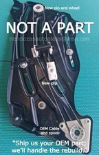 06-12 Porsche 911 Quarter Window Regulator Driver Rear - Rebuild Service picture