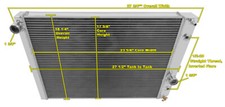 1989 - 1996 CORVETTE 3 Row Champion Radiator DR picture