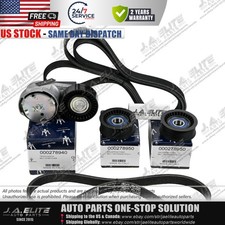 5pcs Genuine Drive Belt Replacement Kit fit Maserati Ghibli Levante Quattroporte picture