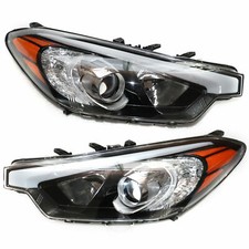 Pair Halogen Headlights For 2014-2016 Kia Forte Right & Left Side Headlamps picture