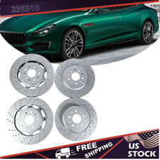 235318 Front&Rear Brake Rotors Set For Maserati Granturismo Quattroporte picture