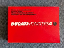 Genuine Ducati 2002 S4 Monster Owner's Manual Owners picture